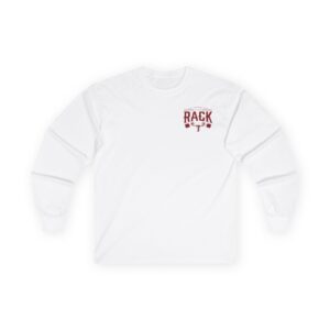 The Rack Long Sleeve Tee | Fitness Apparel, Gym Shirt, Workout Clothing, Unisex Activewear, Gift for Gym Lovers